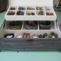 JEWELRY BOX Grey Color Boho Chic Home Decor with mini angels feet, necklaces storage