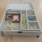 Grey Shabby Chic Home Decor Wooden Jewelry Box, jewellry box, jewelry diplay