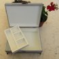 Grey Shabby Chic Home Decor Wooden Jewelry Box, jewellry box, jewelry diplay