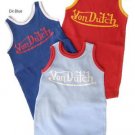 Von Dutch Newborn Infant Boy's 2x2 Rib Tank Creeper