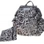 Toddot Black & White Backpack Diaper Bag