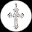 Diamond Cut Cross Pendant