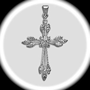 Marquise Cross Pendant