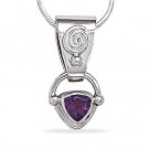Amethyst Swirl Design Pendant