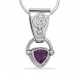 Amethyst Swirl Design Pendant