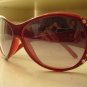 New Bejeweled Red Frame Sunglasses