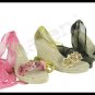 BROWN flower floral Espadrilles Wedge sz 6.5-10