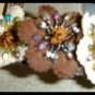 BROWN flower floral Espadrilles Wedge sz 6.5-10