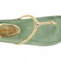 Dollhouse Alexis GOLD Sparkly sandal flats size 8