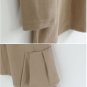 Beige formfitted unique zipper detail top