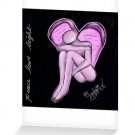 Peace love light - darkness falls- greeting card