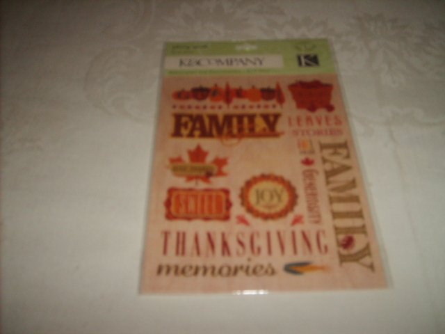 K&COMPANY RUB- ONS (STICKERS)