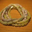 Set of seashell bead bracelets