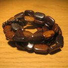 Set of wood bead bracelets