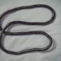 Twist metal necklace in pewter