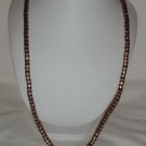 Thin Twist Necklace in Gold/Pewter
