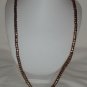 Thin Twist Necklace in Gold/Pewter