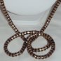 Thin Twist Necklace in Gold/Pewter