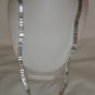 Square Twist Necklace in Silver