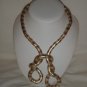 Twist Necklace in Silver/Gold