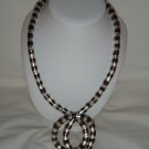 Twist Necklace in Silver/Pewter