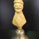 Handcarved Vintage Wood Bell