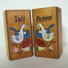 Large Wood Salt & Pepper Shakers