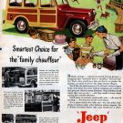 VINTAGE 1949 JEEP STATION WAGON ADVERTISMENT