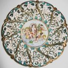 Vintage 1940's Ornate Ardalt Capotraforo Italian Decorative Plate