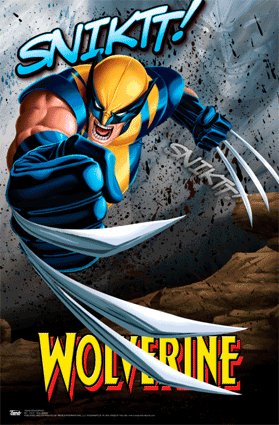 Marvel Wolverine 11X17 3-D Lenticular Poster