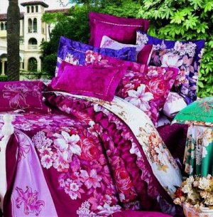 Ready-Room Bedroom Purple Rose-King