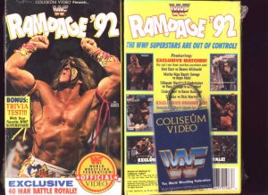 WWF Rampage 1992 SEALED Coliseum Video In Box WWE WWF WCW ECW TNA