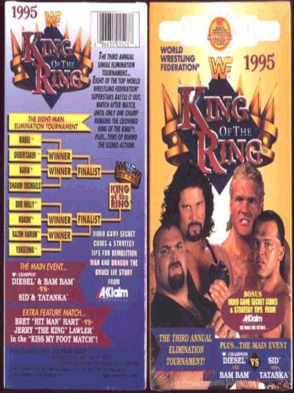 WWF King of the Ring 1995 Video SEALED WWE Diesel Sid WWF WCW ECW TNA WWE
