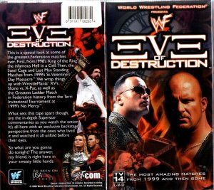 WWF Eve of Destruction Video SEALED WWE Mankind Hell In A Cell  WWF WCW ECW TNA WWE