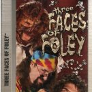 WWF Three Faces of Mick Foley Video SEALED WWE Mankind WWF WCW ECW TNA WWE
