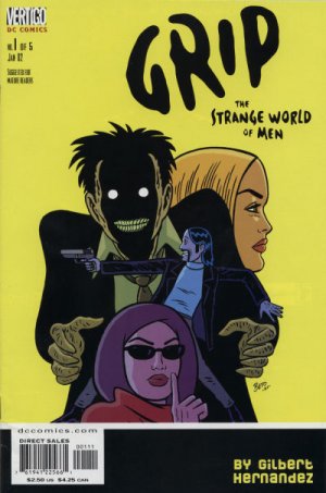 DC Comics Vertigo GRIP: THE STRANGE WORLD OF MEN 1-4 (of 5) Gilbert Hernandez