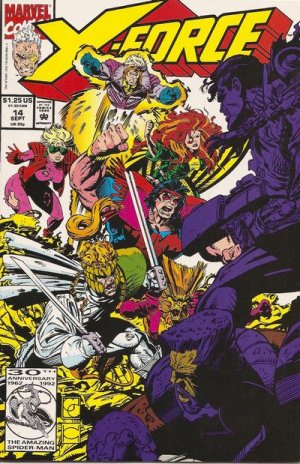 Marvel Comics X-FORCE 14 Nicieza Shoemaker Milgrom Capulo CABLE CANNONBALL DEADPOOL WARPATH