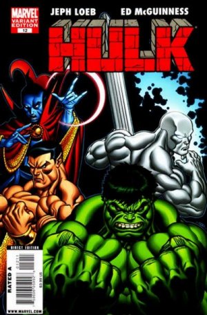 Marvel Comics HULK 12 VARIANT EDITION Jeph Loeb Ed McGuinness DEFENDERS SILVER SURFER