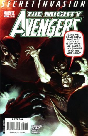 Marvel Comics THE MIGHTY AVENGERS 17 Bendis Pham Miki ANT-MAN HANK PYM SECRET INVASION YELLOWJACKET