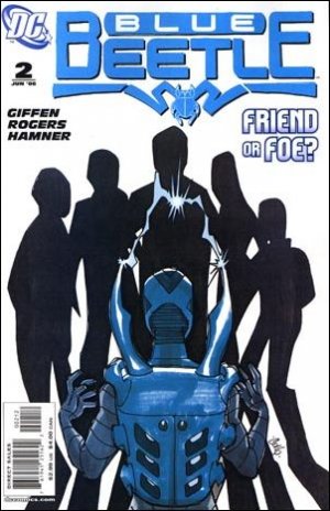 DC Comics BLUE BEETLE 2 (2nd Print; Variant Cover) Giffen Rogers Hamner