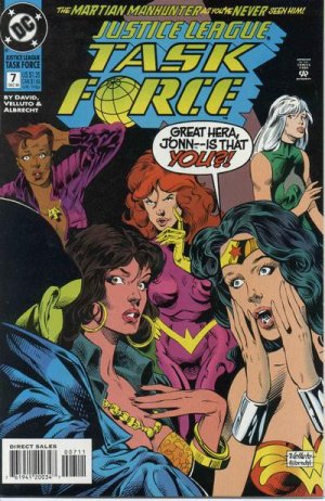 DC Comics JUSTICE LEAGUE TASK FORCE 7 Peter David MARTIAN MANHUNTER VIXEN WONDER WOMAN JLTF