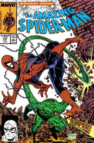 Marvel Comics AMAZING SPIDER-MAN 318 Todd McFarlane GREEN GOBLIN JUSTIN HAMMER SCORPION