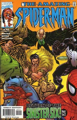 Marvel Comics THE AMAZING SPIDER-MAN 12 Mackie Byrne Philips DAREDEVIL KRAVEN SINISTER SIX VENOM