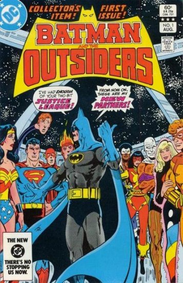 DC Comics BATMAN AND THE OUTSIDERS 1 Mike W. Barr Jim Aparo BLACK LIGHTNING  JLA METAMORPHO