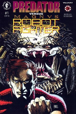Dark Horse Comics PREDATOR VS. MAGNUS ROBOT FIGHTER 1-2 (of 2) Shooter Ostrander Lee Weeks