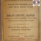 Plat Book Logan County Illinois 1922 Genealogy