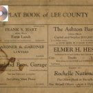 Plat Book Lee County Illinois ca 1930's Genealogy