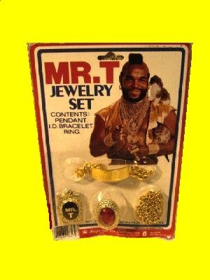 MR T costume JEWELRY clubber A TEAM carded lang PLAYSET