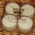 Four Soy Tealights - Coconut Fragrance