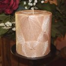 Beautiful Feather Palm Wax Pillar - Your Fragrance Choice